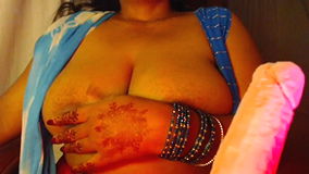 Dildo Fucking Pussy Fingering Boobs Show