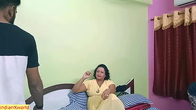 Indian new rich bhabhi amateur threesome sex with clear audio