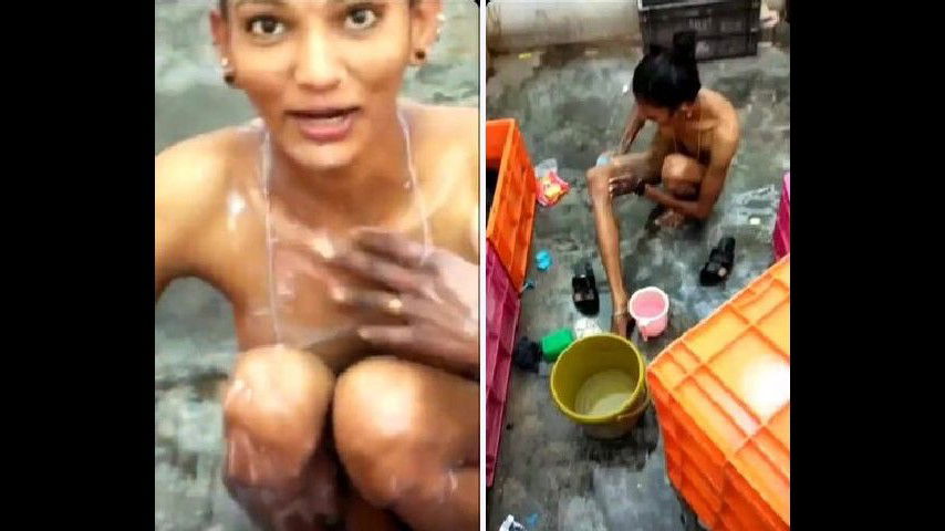 Housewife Bathing Full Nude Captured Secretly